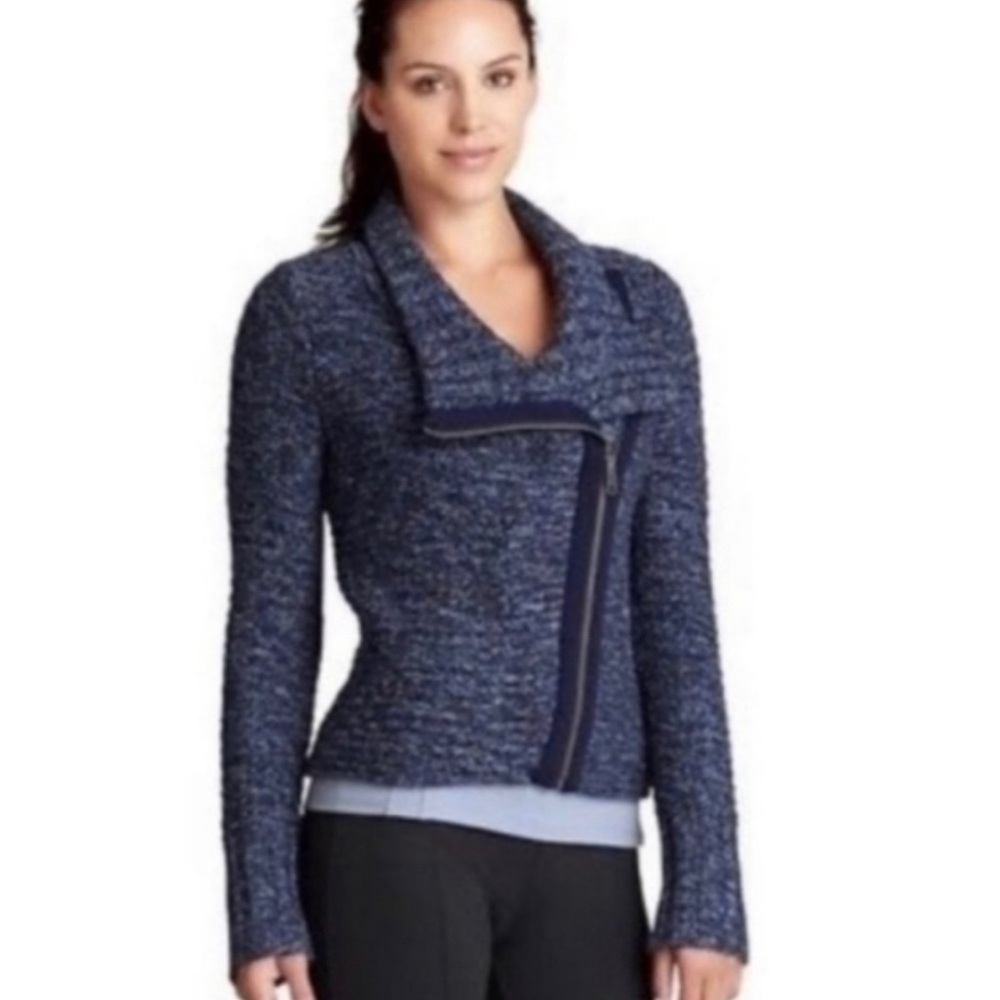 Athleta asymmetrical zip sweater